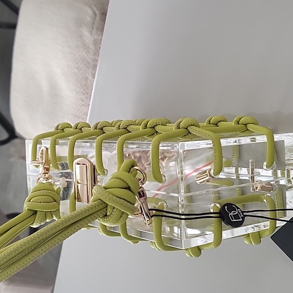 BC Bags lime green clear bag - Picture 4 of 4